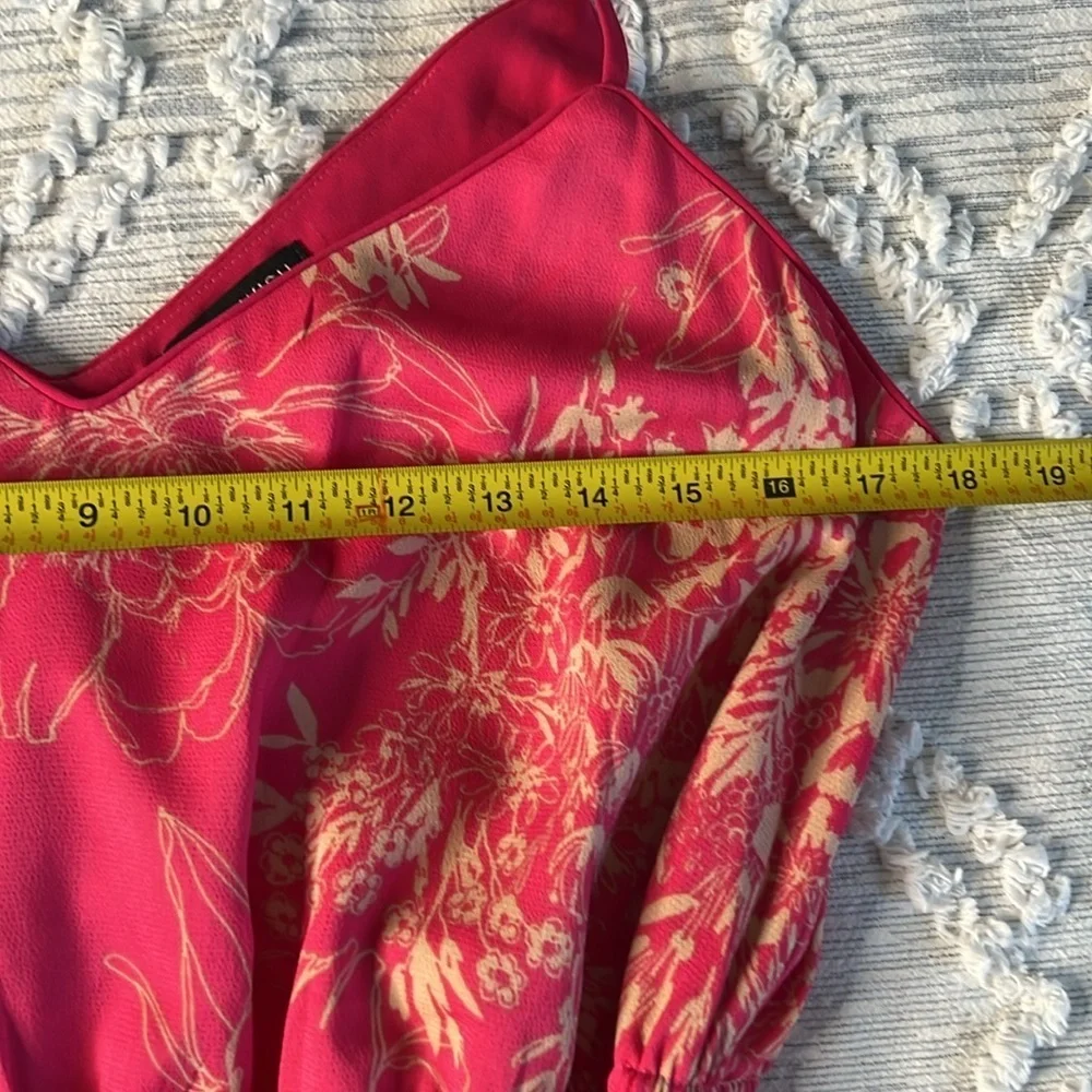 Tropical Floral Vacation Beach Resort Jumpsuit in Pink | Women's L - Picture 5 of 6